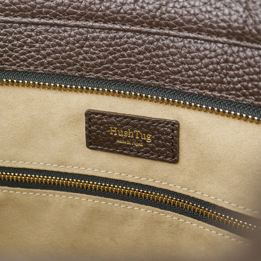 レザートート ブラウン – HushTug