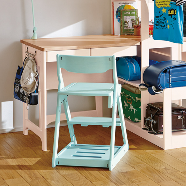 イトーキ 学習家具 木製チェア KM67［サラダグリーン］