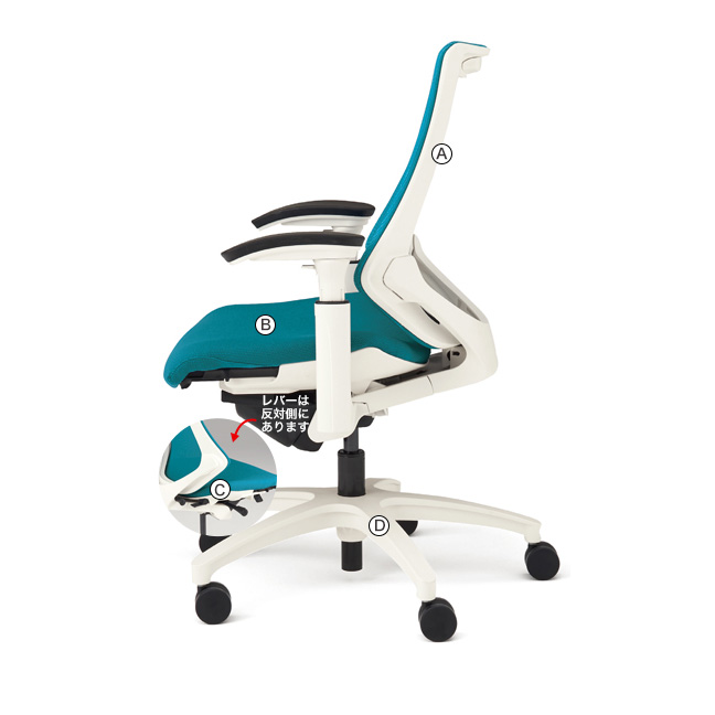 エフチェア ローバック KG-140PS-T1T1｜オフィスチェア｜イトーキ公式