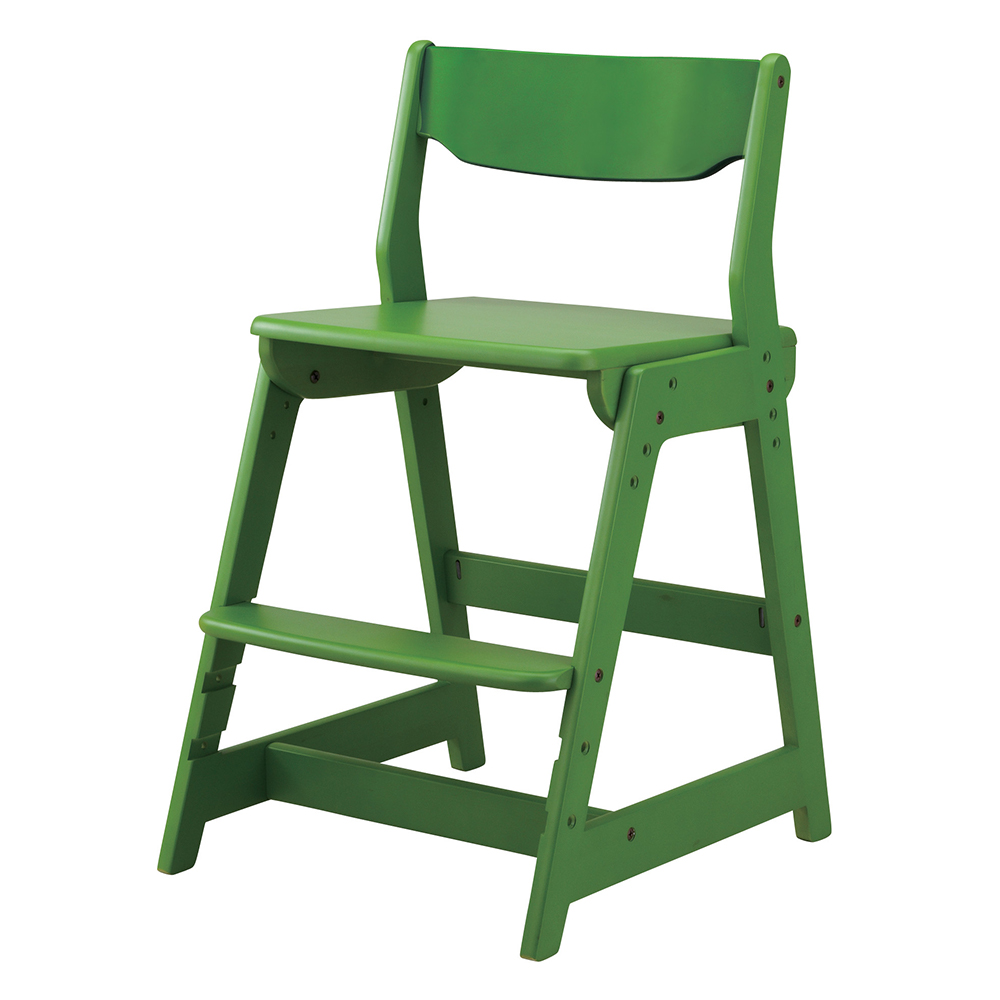 イトーキ 木製チェア 学習椅子 KM66-7FGX ［フォレストグリーン］