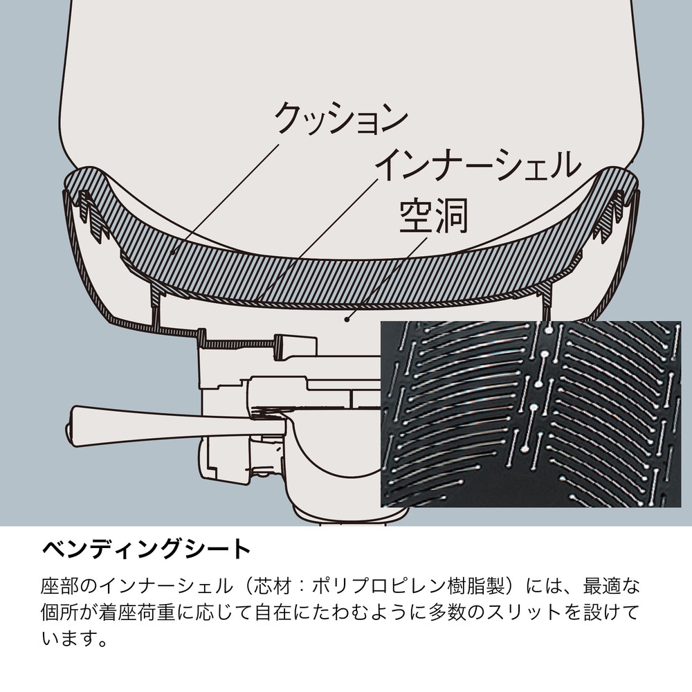 アクトチェア プレーンメッシュバック KG-475JV-ZNT1｜オフィスチェア