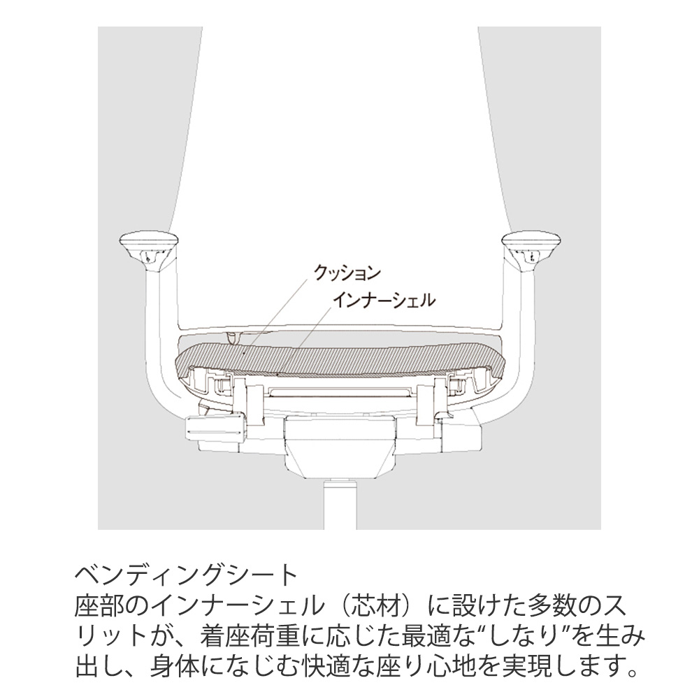 レオニスチェア エクストラハイバック KJ-215LME-GNT1｜エグゼクティブ