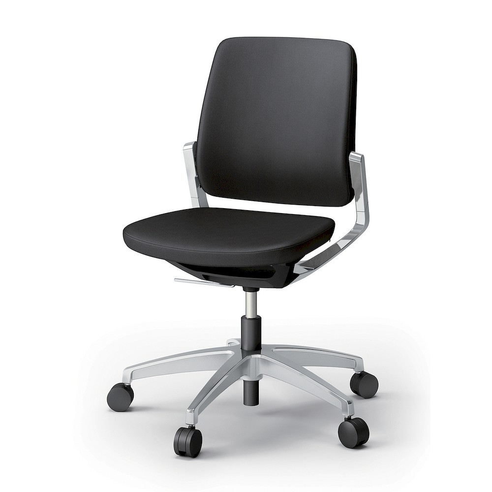 レヴィチェア アルミミラー5本脚 KG-520PV-Z9T1｜オフィスチェア