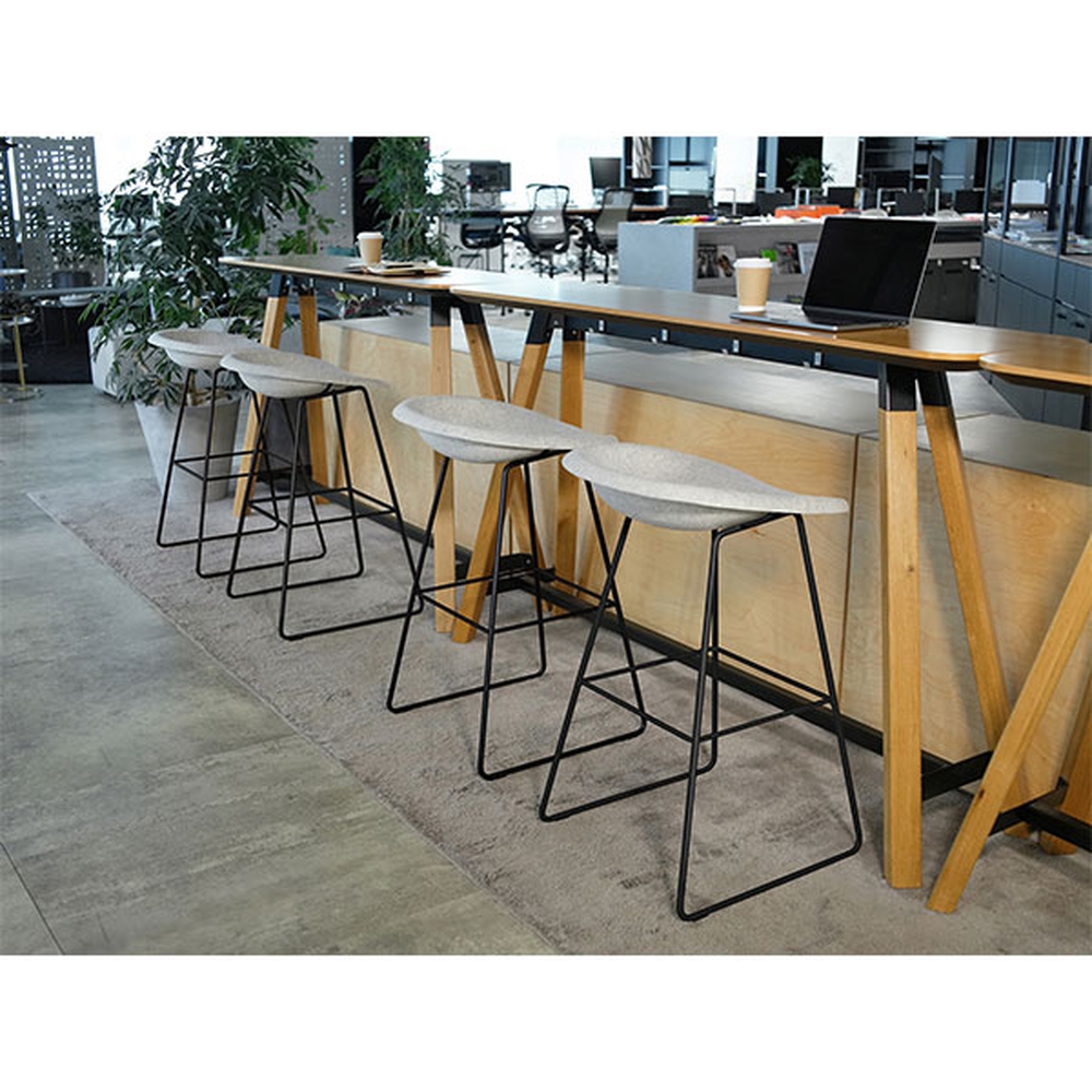 リフェルト 座ヌード ハイスツール 脚/グレー(GNT): ITOKI | イトーキ