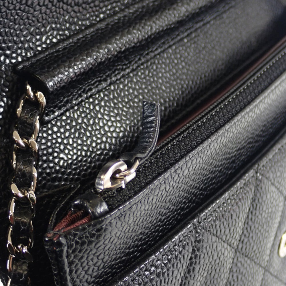 シャネル CHANEL マトラッセ クラシック チェーンウォレット ココ