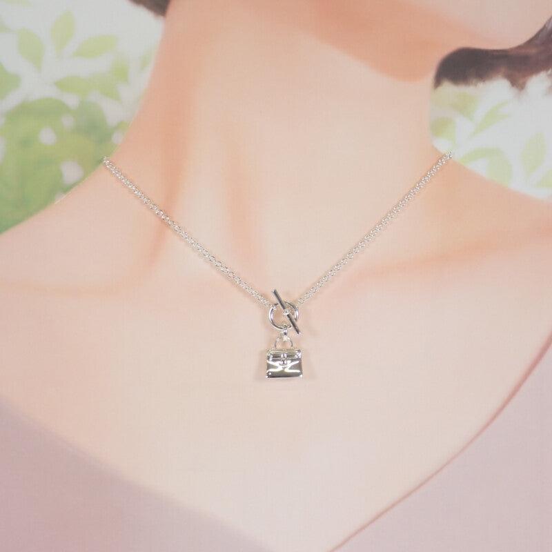 エルメス HERMES アミュレット ケリー H121325B00 ネックレス シルバー