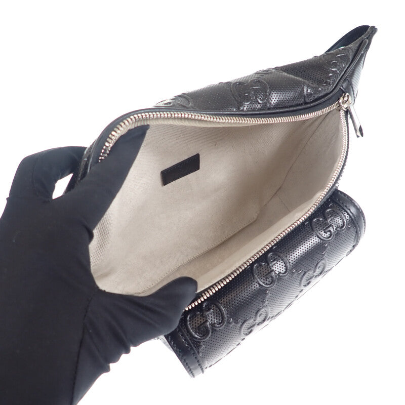 グッチ GUCCI GGエンボス ベルトバッグ 645093_1W3CN_1000 ボディ