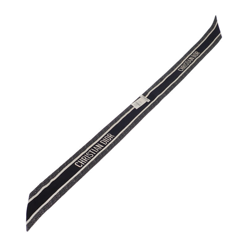 ディオール Dior ミッツァ 24PCO106I611 スカーフ シルク ブラック