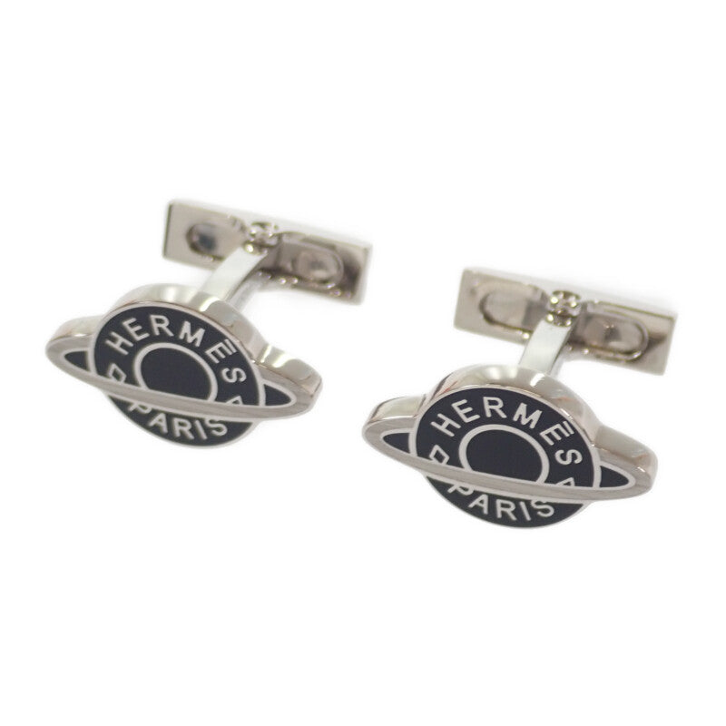 エルメス HERMES プラネットH カフリンクス カフス メタル シルバー