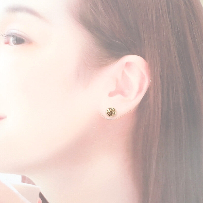 エルメス HERMES エクスリブリスTPM H120544B 00 ピアス K18ピンク