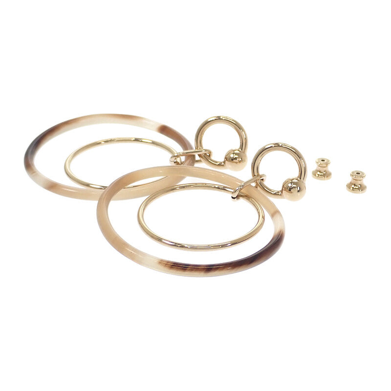 エルメス HERMES アミュレットデュオ ピアス メタル バッファロー