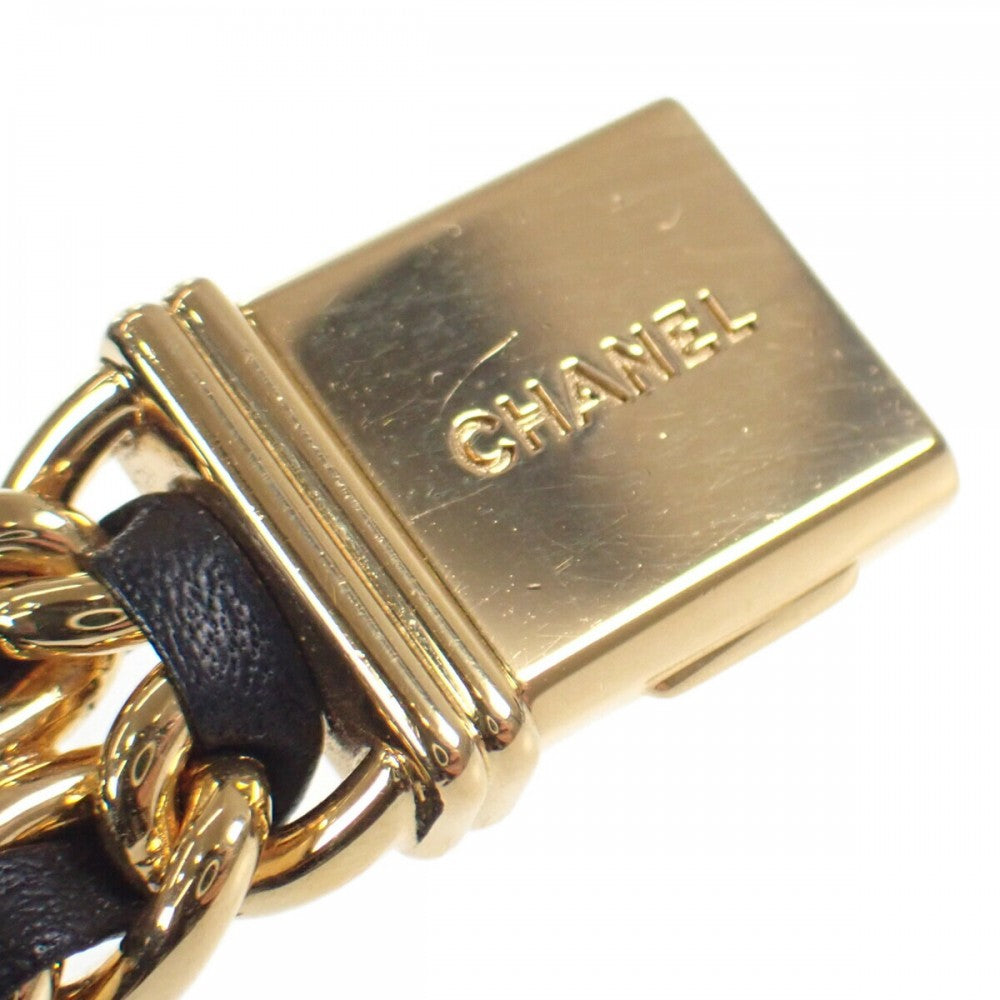 シャネル CHANEL プルミエール Lサイズ H0001 腕時計 GP レザー