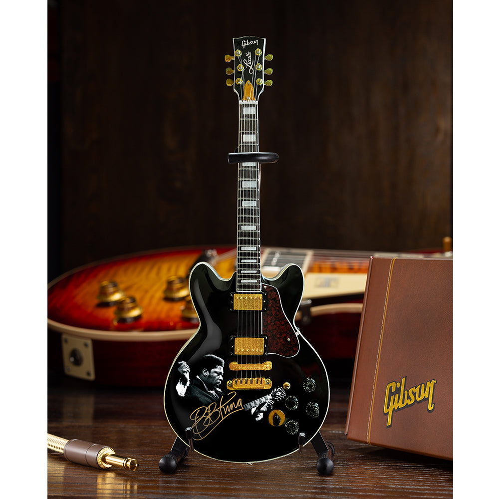 Axe Heaven BB King Tribute Gibson ES-355 Lucille Ebony Miniature