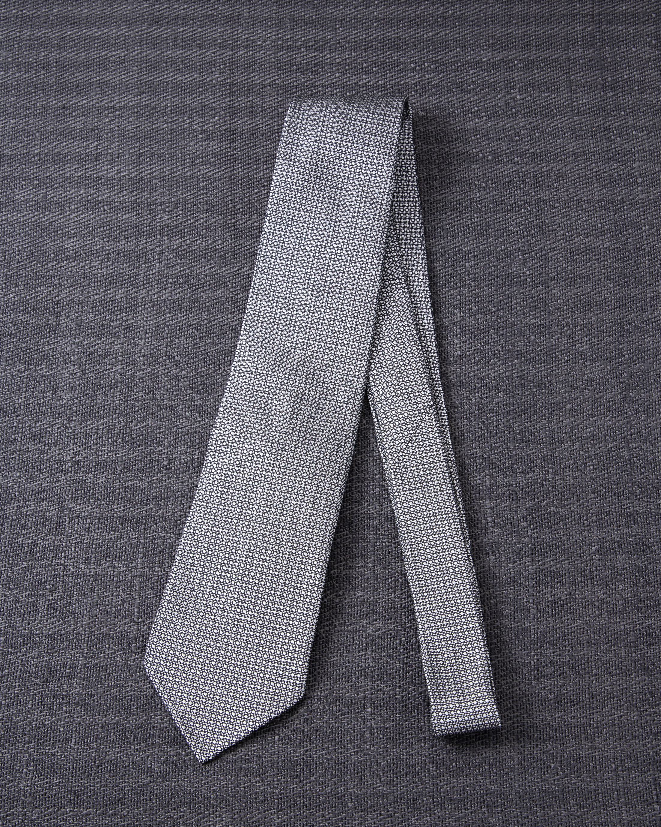 Executive】エグゼクティブ ソリッドタイ シルバーグレー