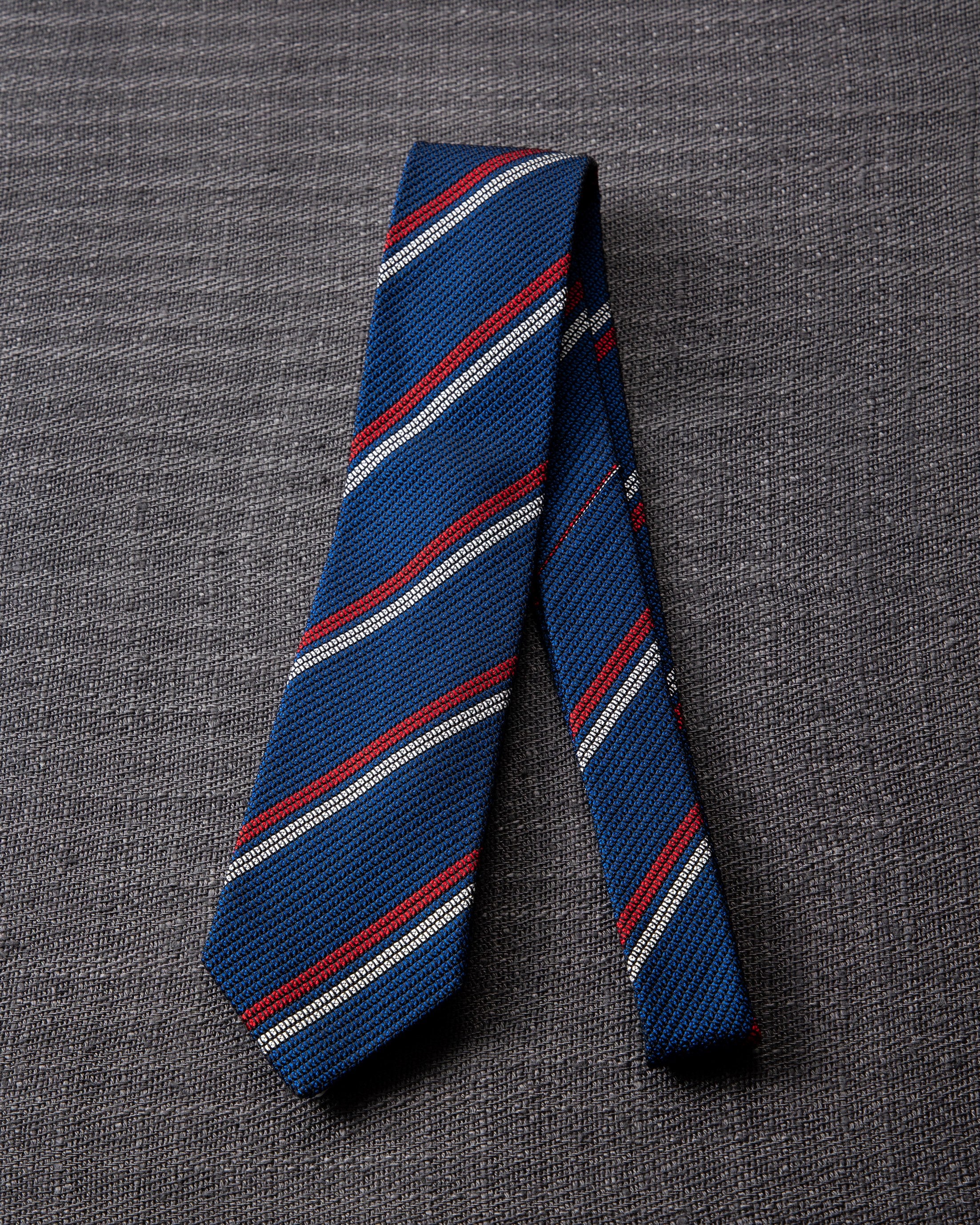 2ラインレジメンタルタイ ネイビー