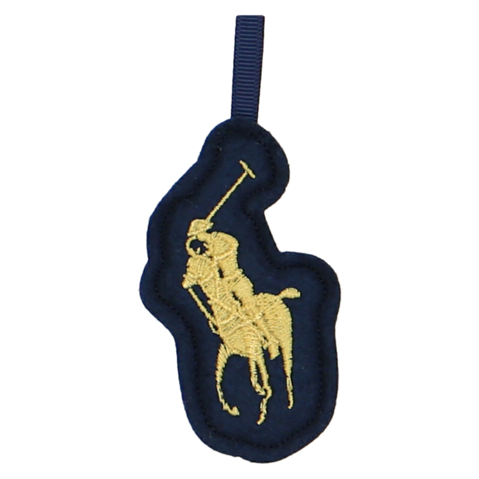 NEW】婦人ミニタオル #129c ポロポニーチャーム付き ネイビーブルー