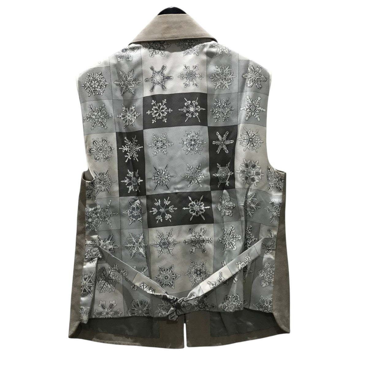 HERMES(エルメス) マルジェラ期スウェード×シルクベスト ベージュ