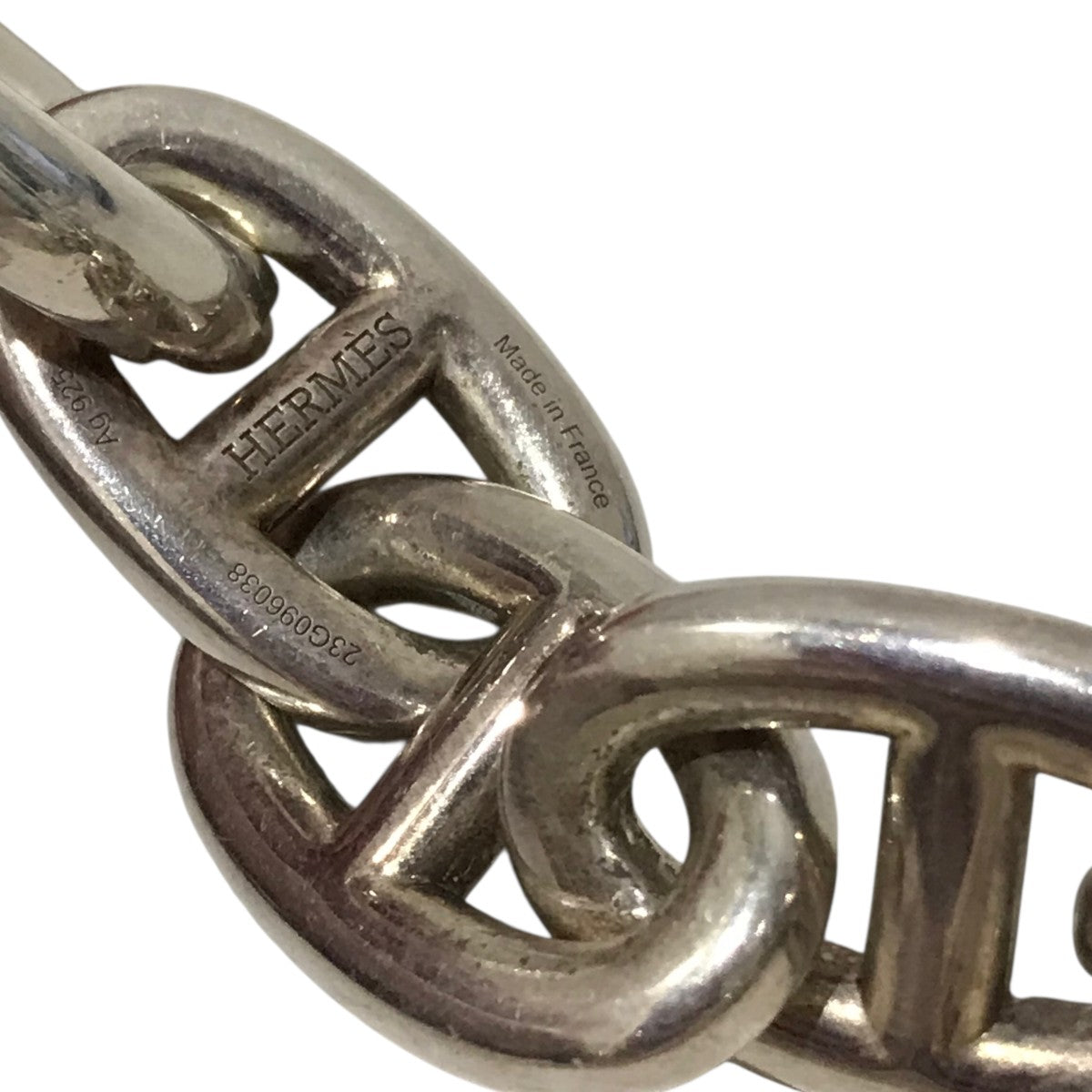 HERMES(エルメス) シェーヌダンクルTGM11コマシルバーブレスレット