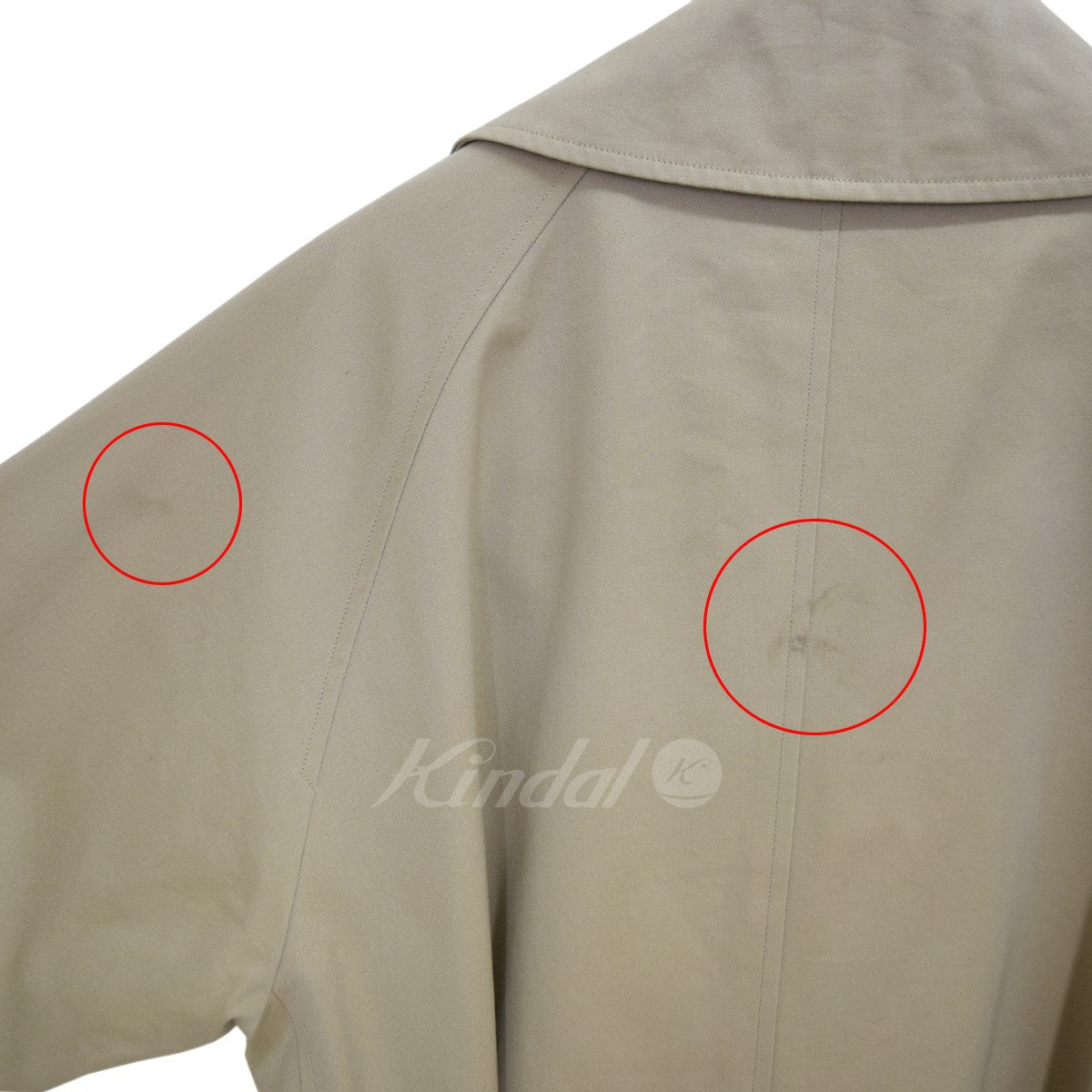 COMOLI(コモリ) コットンギャバ タイロッケンコート ウールカシミヤ