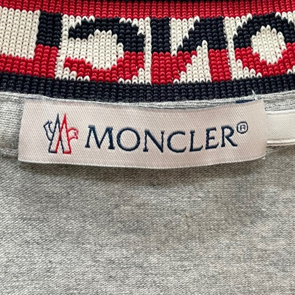 MONCLER(モンクレール) MAGLIA T-SHIRT ロゴリンガーT 杢グレー サイズ