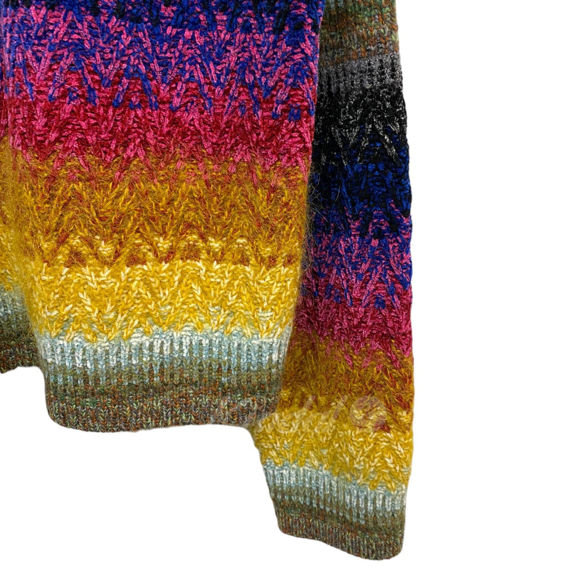 MARNI(マルニ) 22AW Viscose Wool Knit Maltiモヘヤクレイジーパターン