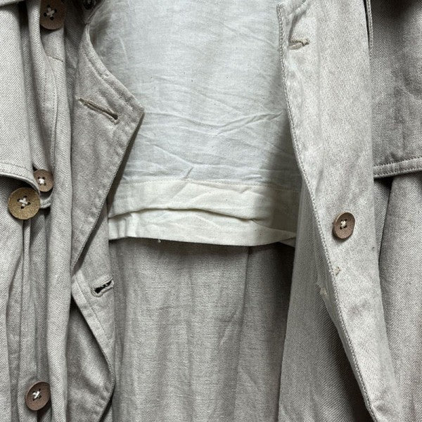 kaval(カヴァル) リネンペインターコート 生成り サイズ F(L)｜【公式