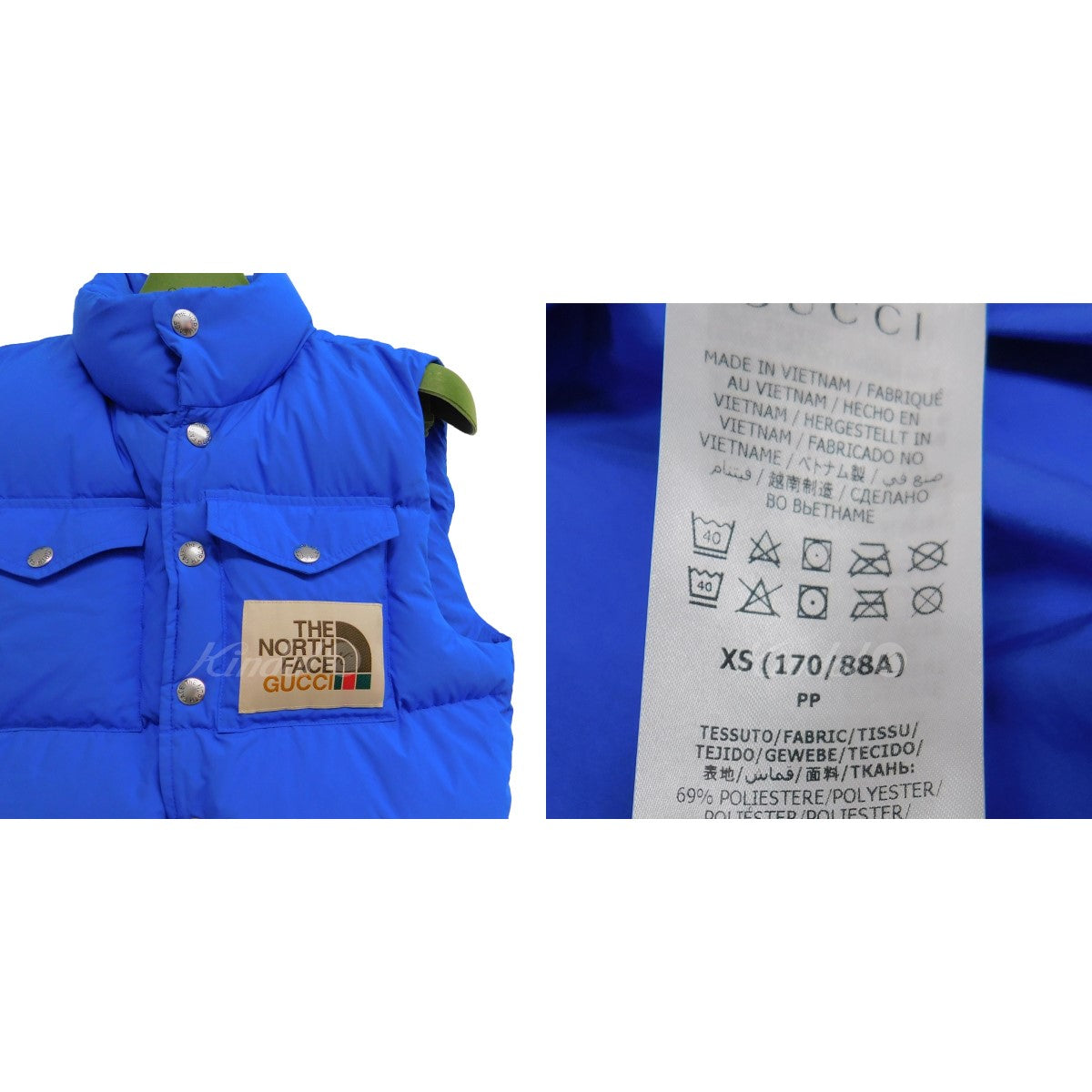 GUCCI x THE NORTH FACE(グッチ ノースフェイス) ダウンベスト 648864