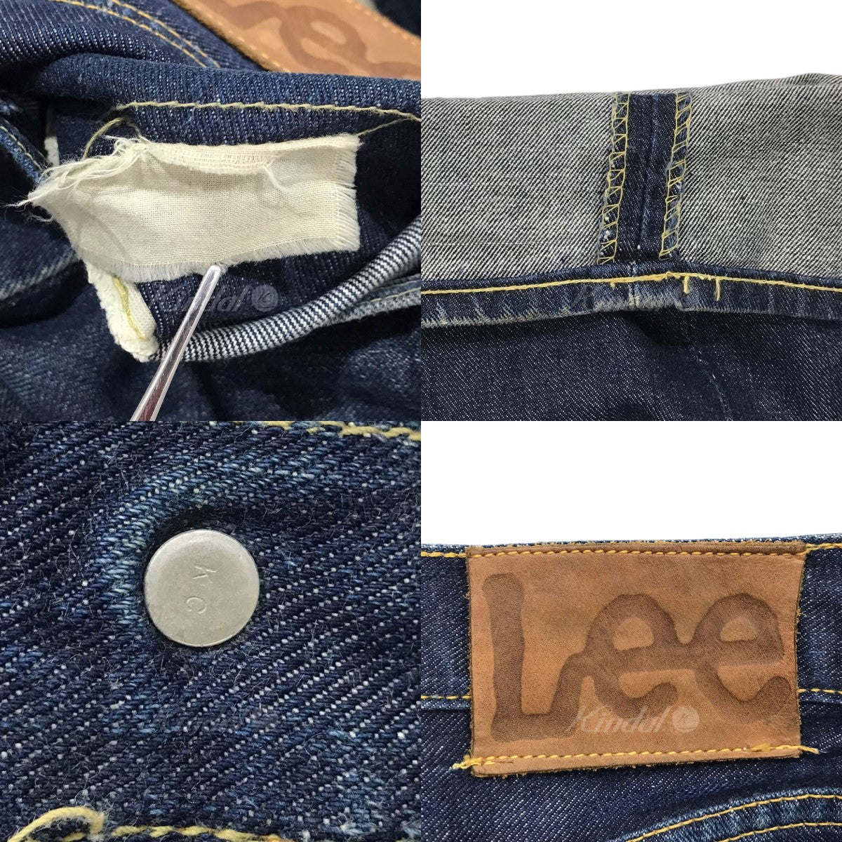 Lee(リー) 60s ボタンフライ デニムパンツ サイド黒タグ インディゴ