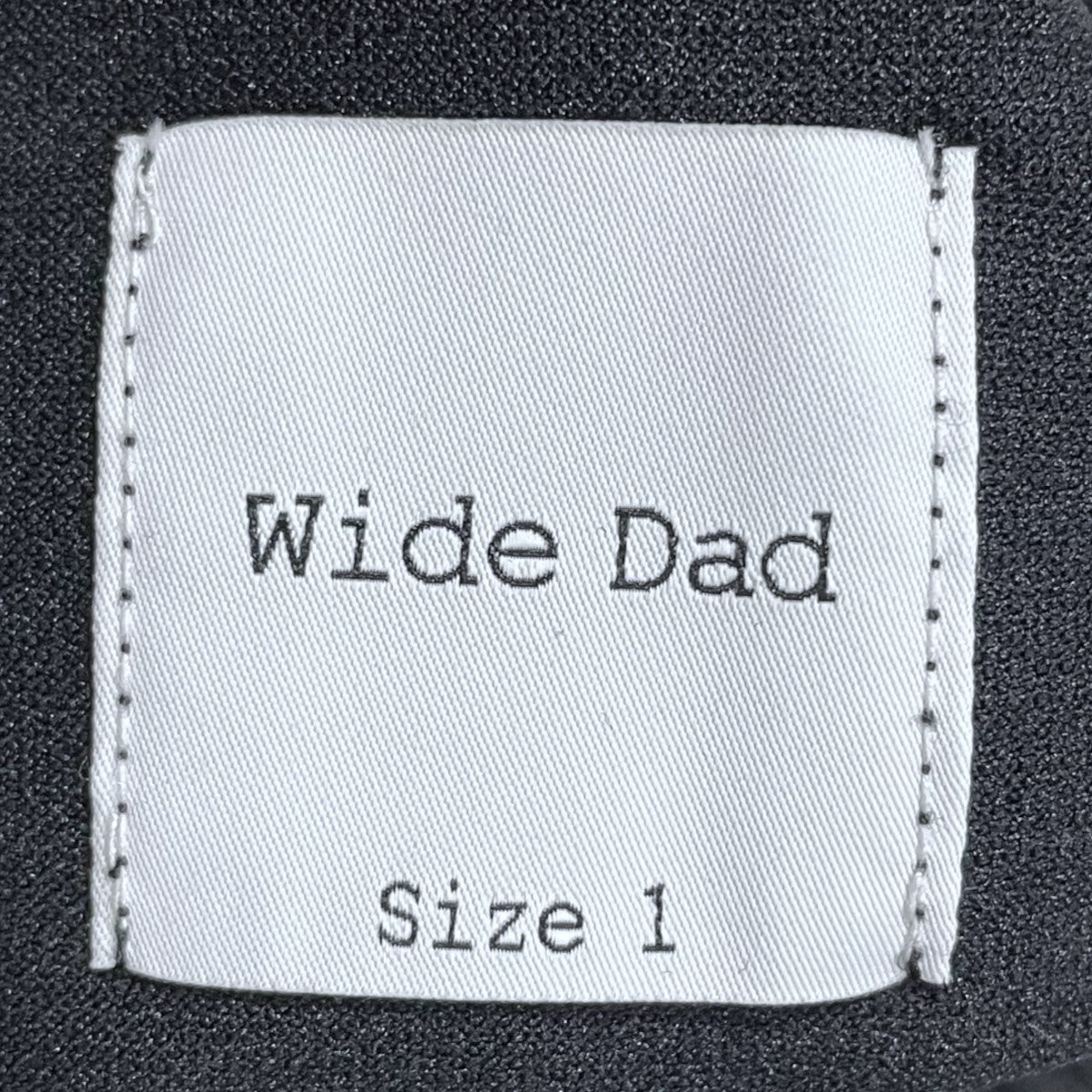Wide Dad(ワイドダッド) 25SS 裾ドローコード長袖カットソー SHADE