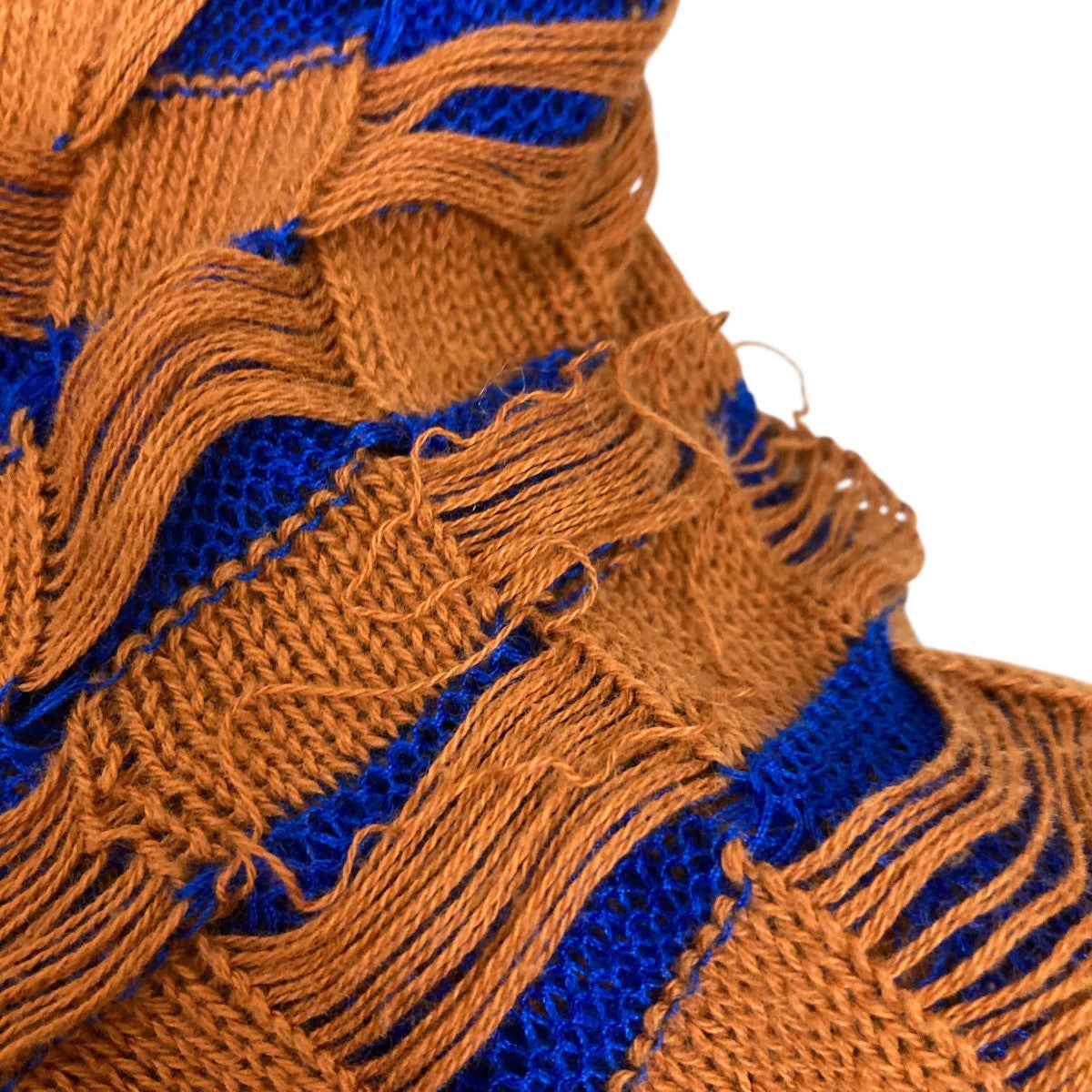 ISA BOULDER(イサ ボールダー) ニットフーデッドパーカー オレンジ