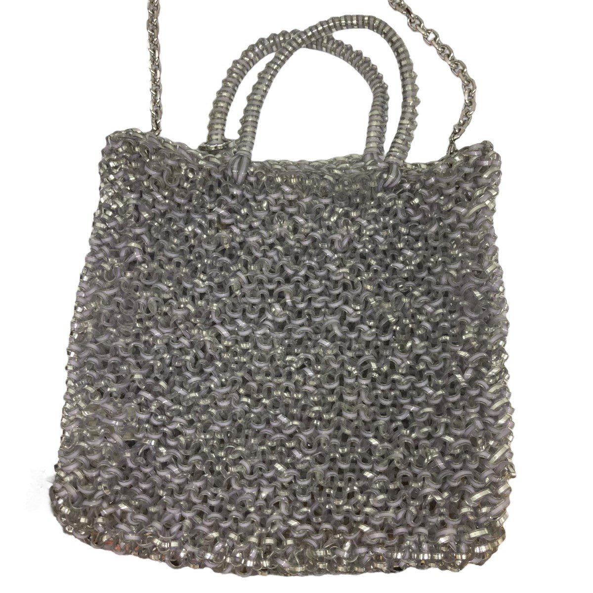 ANTEPRIMA(アンテプリマ) チェーンショルダーバッグ パープル×シルバー