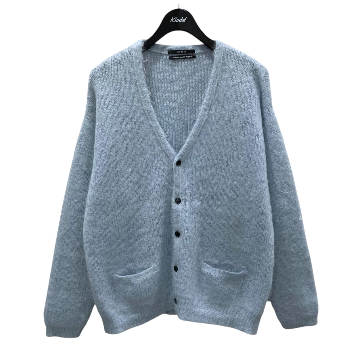 UNUSED(アンユーズド) Vネックニットカーディガン Moghair Cardigan