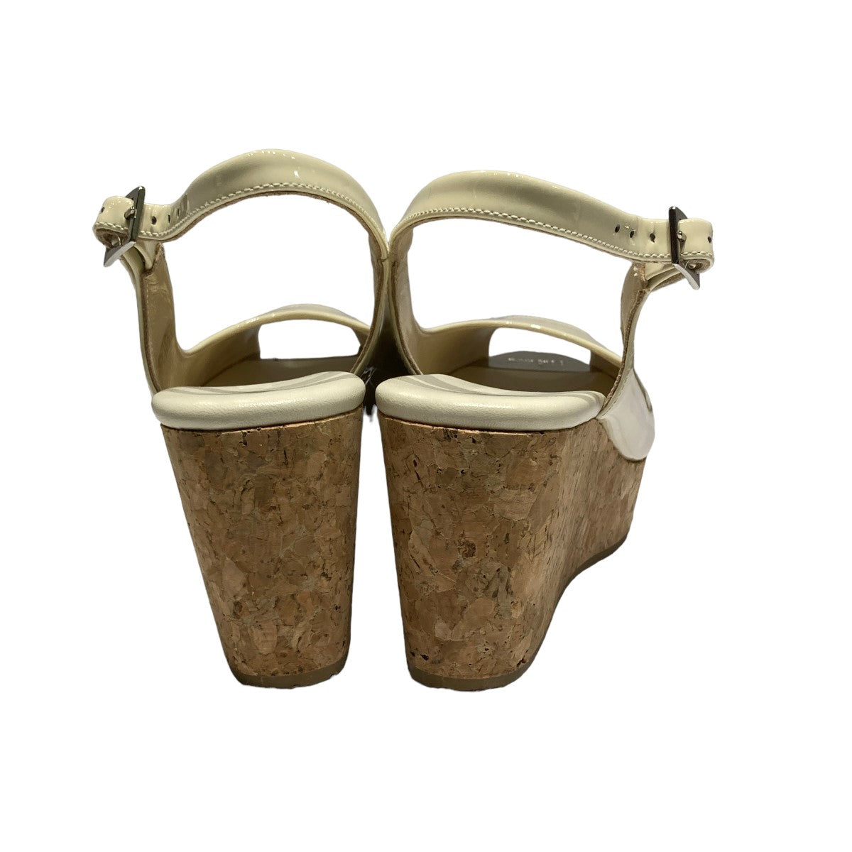 JIMMY CHOO(ジミーチュウ) ウェッジソールサンダル ホワイト サイズ 36