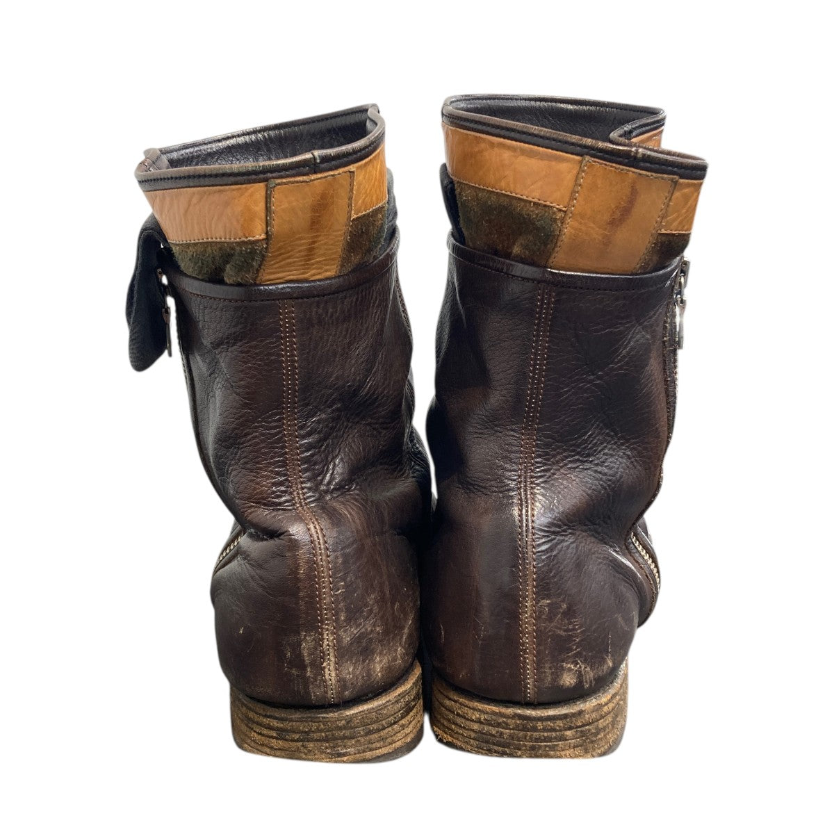 MIHARA YASUHIRO(ミハラヤスヒロ) サイドジップブーツ ブラウン サイズ