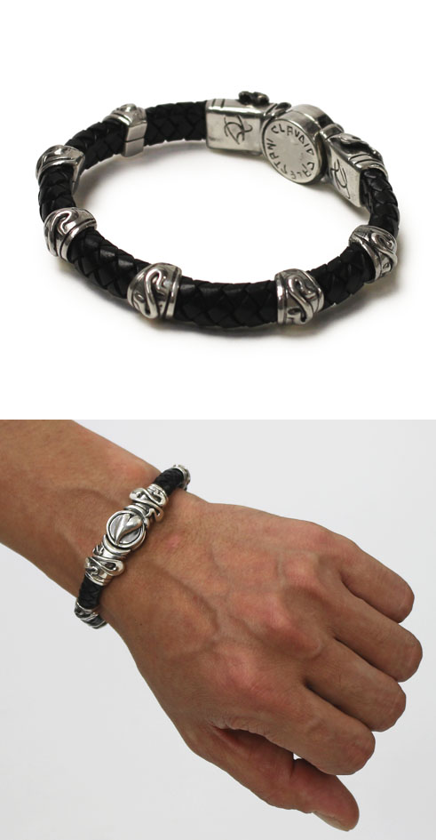 クラウディオ カレスターニ / CLAUDIO CALESTANI / シルバー×レザー