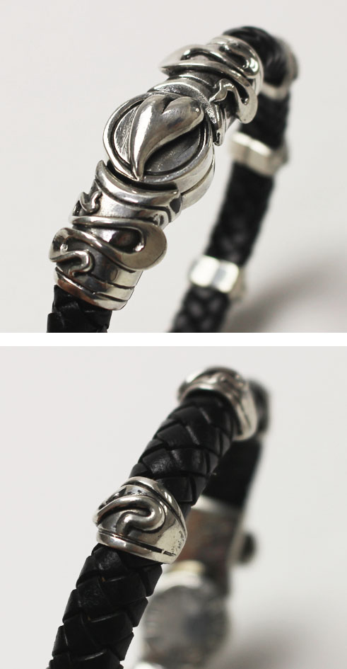 クラウディオ カレスターニ / CLAUDIO CALESTANI / シルバー×レザー