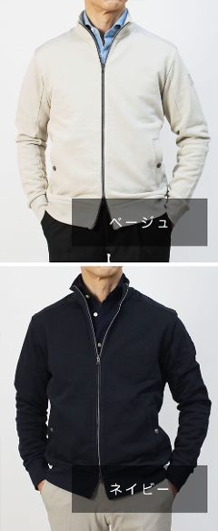 ヘルノ / HERNO / スウェット ブルゾン / スタンドカラー コットン