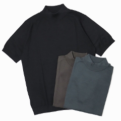 ジョンスメドレー / JOHN SMEDLEY / S4627 / モックネック ニット