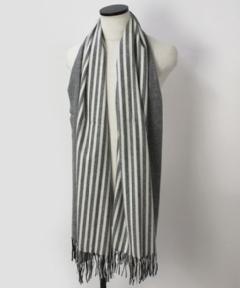 ジョンストンズ / JOHNSTONS / 日本限定色 / ストライプ カシミヤ 大判