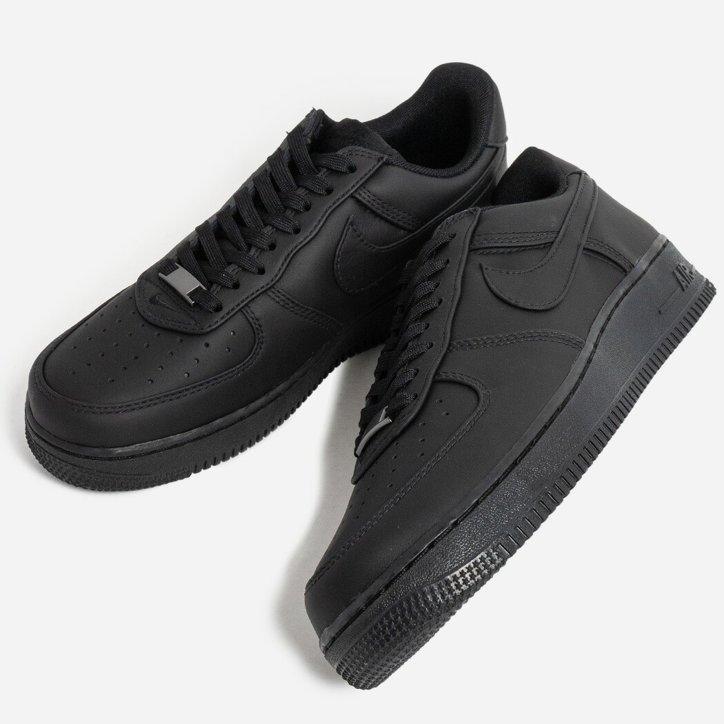 楽天市場】【 NIKE WMNS AIR FORCE 1 '07 'TRIPLE BLACK' / BLACK