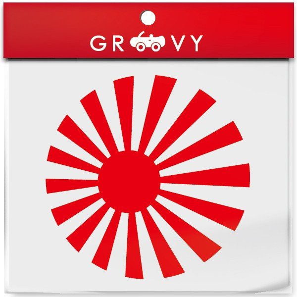 楽天市場】日の丸 日章旗 車 ステッカー 暴走族 右翼 旧車 族車 vip