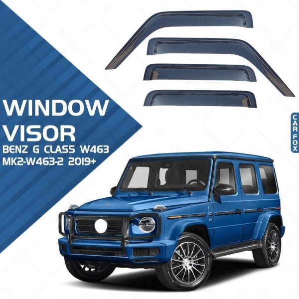 現行G450D ウィンドウバイザー スモーク 4個セット ベンツ Gクラス