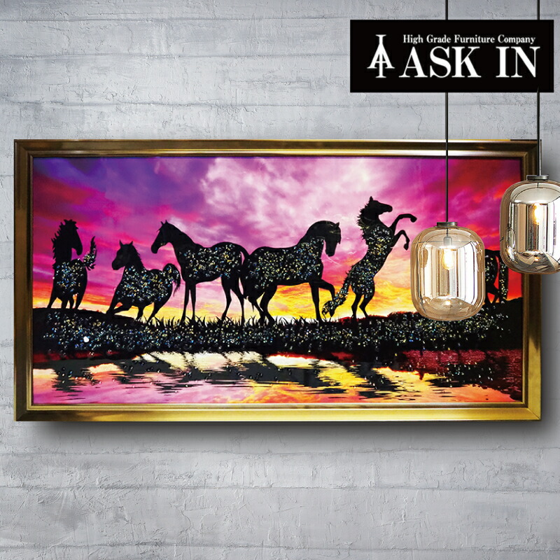 楽天市場】クリスタルアート キロ188 アートパネル 105x55cm ペイント