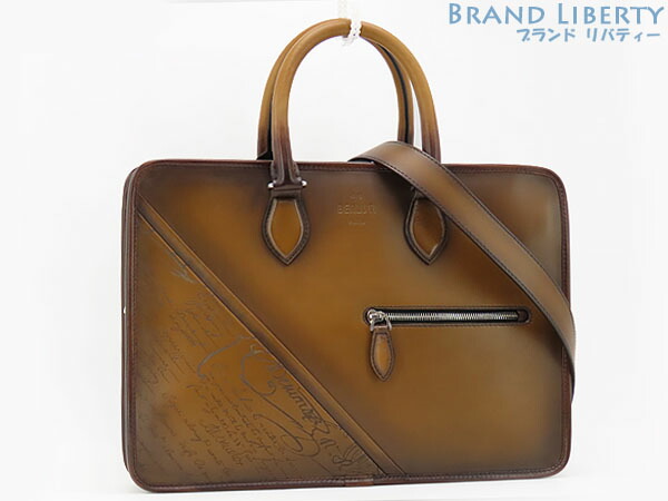 楽天市場】【未使用】ベルルッティ Berluti アンジュール レザー 2WAY