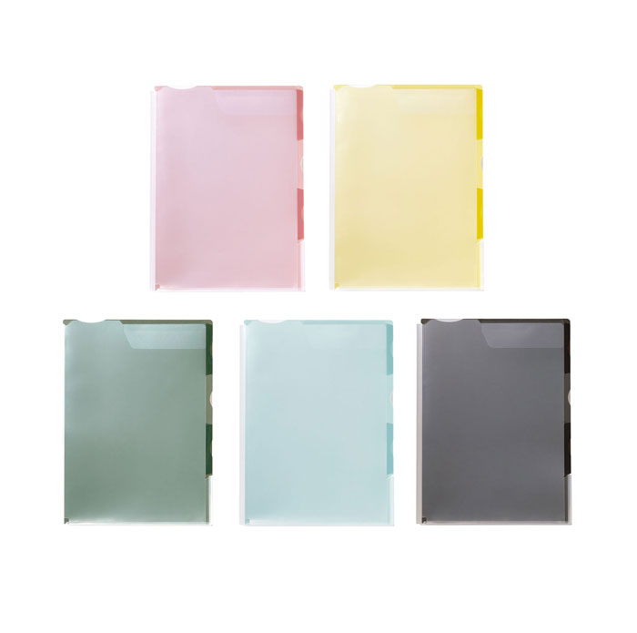 楽天市場】スーパーハードホルダー 5山インデックス A4サイズ マチ付