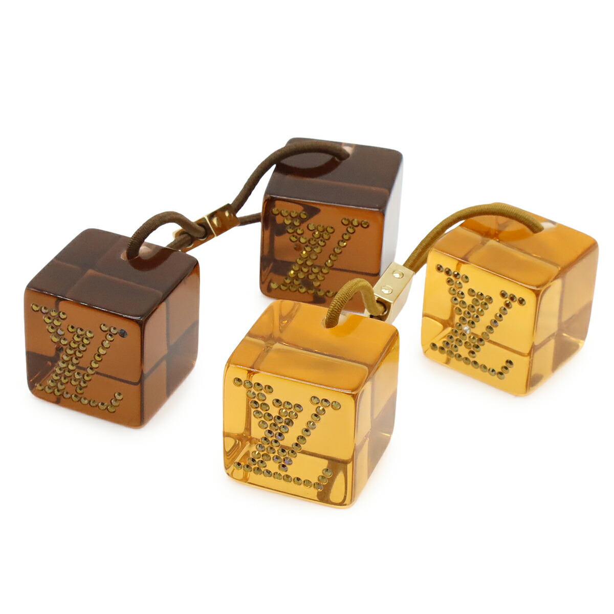 楽天市場】LOUIS VUITTON ルイ ヴィトン ヘアキューブ ヘアゴム ヘア