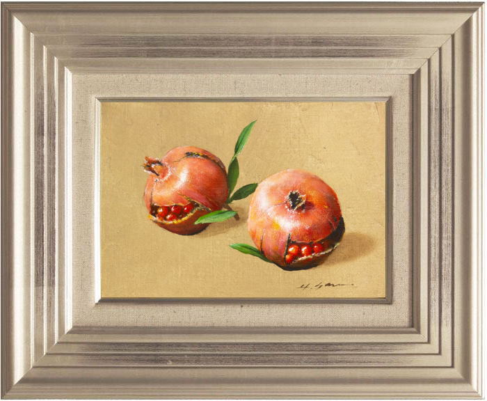 楽天市場】安田英明『椿』油絵・油彩画 SM（サムホール） : 内田画廊