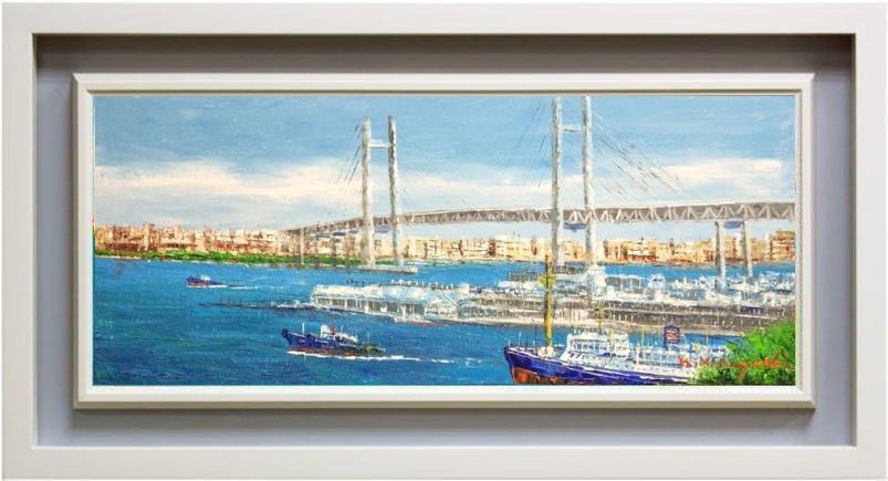 楽天市場】小林幸三 「 上高地 焼岳 」 油絵 油彩画 F6 ( 6号 ) : 内田画廊