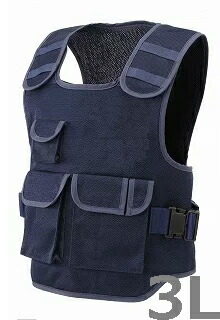 楽天市場】防刃ベストポリスマンタイプ（前パネル入）アイスピック対応