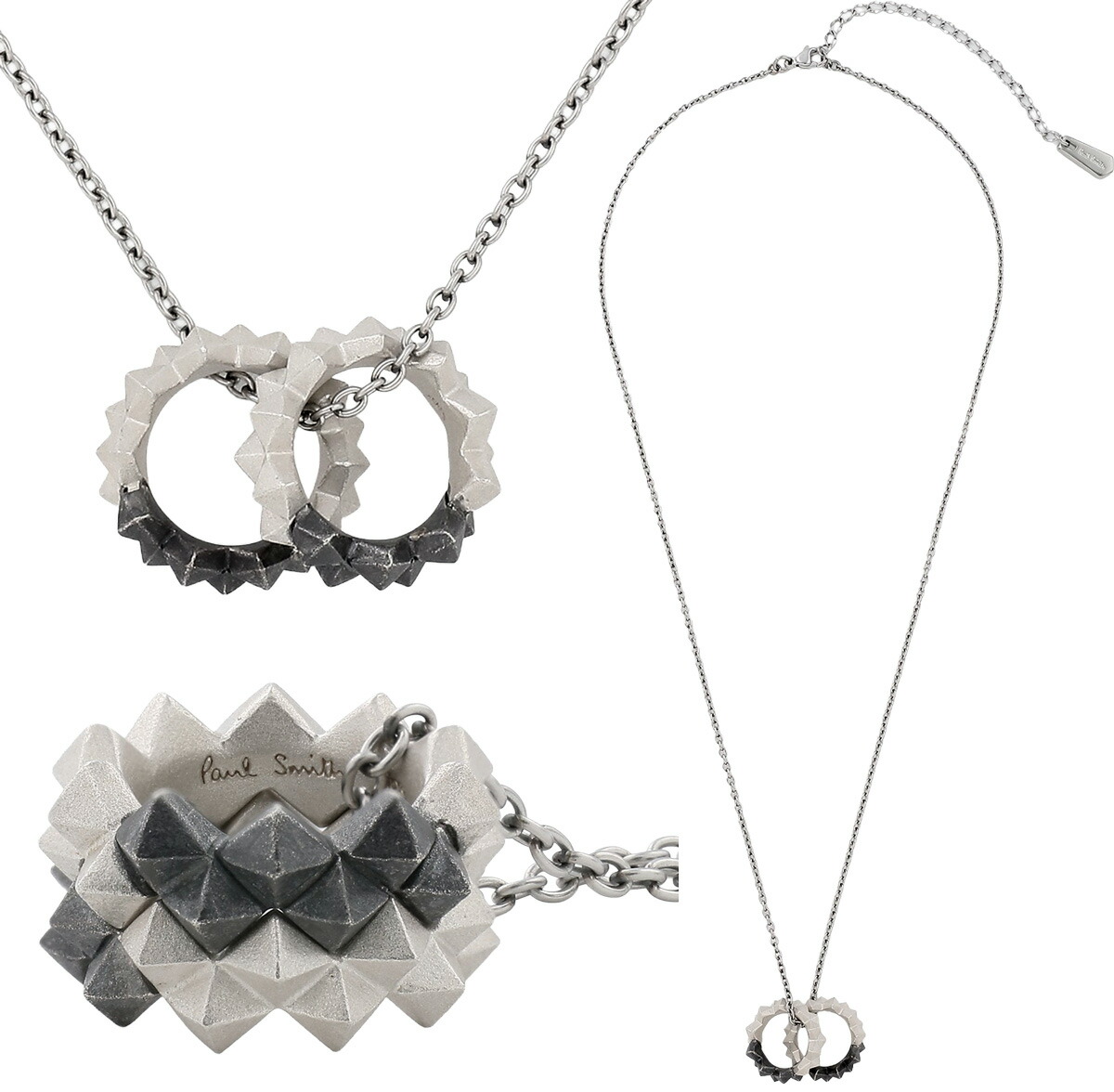 楽天市場】Paul Smith ポールスミスロゴ刻印ツイストバーネックレス